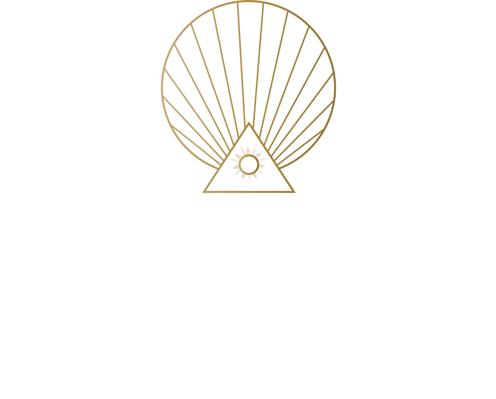 La Perle Logo White and Gold